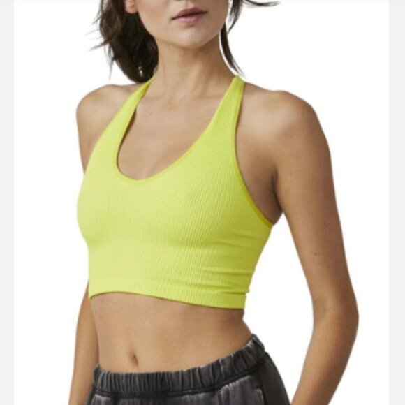 FP Movement by Free People Other - Free People Fp Movement Free Throw Crop Tank In Highlighter  S